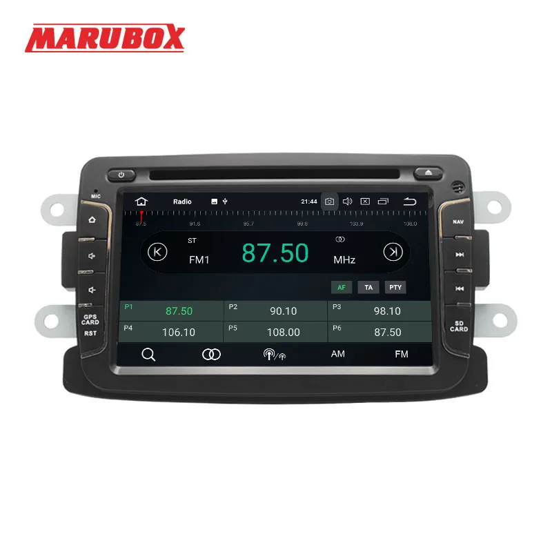 MARUBOX 1Din Android 8 0 для Duster Renault 2010 2015 Logan Sandero навигация GPS DVD стерео радио автомобильный