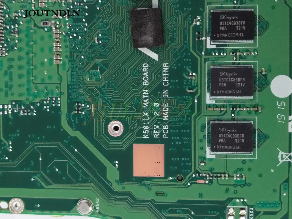 Материнская плата JOUTNDLN для ноутбука ASUS K501L K501LB K501LN A501L с фонариком 4G RAM GTX950M |