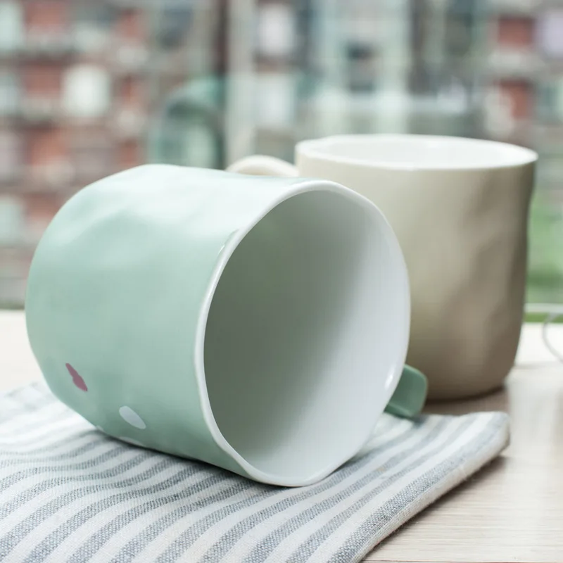 Персональная мультяшная Очаровательная керамическая кружка для лица элегантная