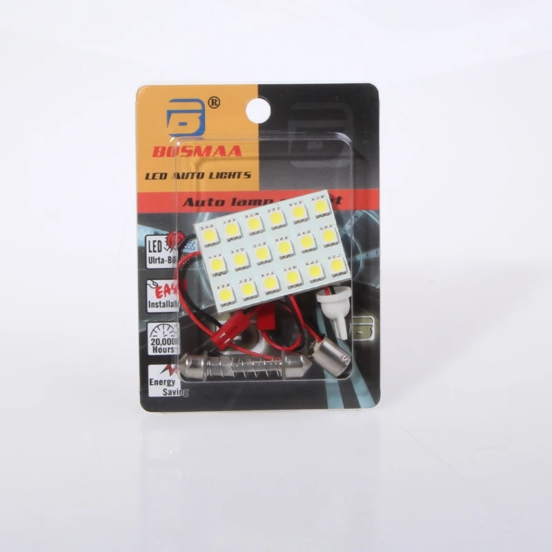 10 шт. белый зеленый синий 18 Smd Led панель авто интерьер чтения карта лампа Лампа