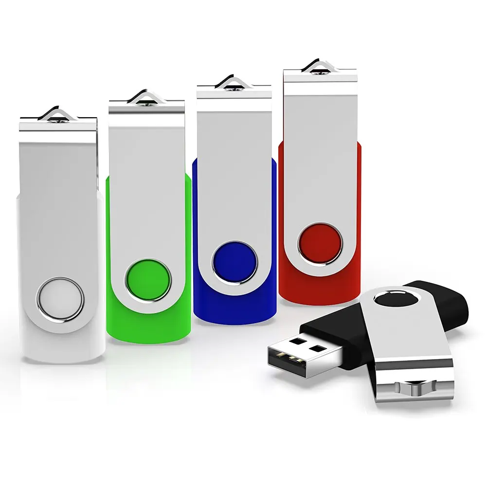USB флеш накопитель VicSoul в форме поворота флешка на 16 ГБ 32 64 128 2 0 серебристый|USB