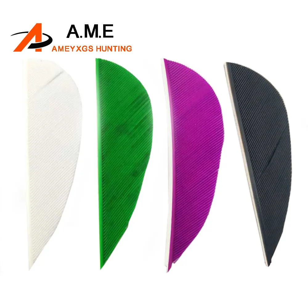 

50pcs 2inch Right Wing Archery Arrows Handmade Turkey Feather for Arrows Feather Sports Entertainment 4 Color Free Shipping