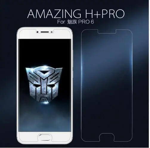 2 упаковки 2.5D защита экрана Meizu Pro 6 стекло закаленное стекло для Meizu Pro 6 стеклянная пленка для телефона для Meizu Pro6 против царапин