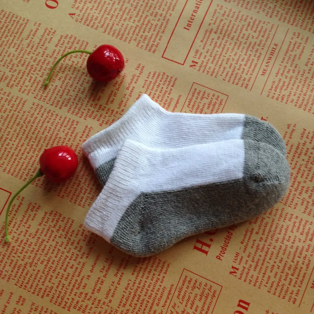 Детские носки 3 цветов 100% хлопок однотонные детские для мальчиков и девочек | Мать