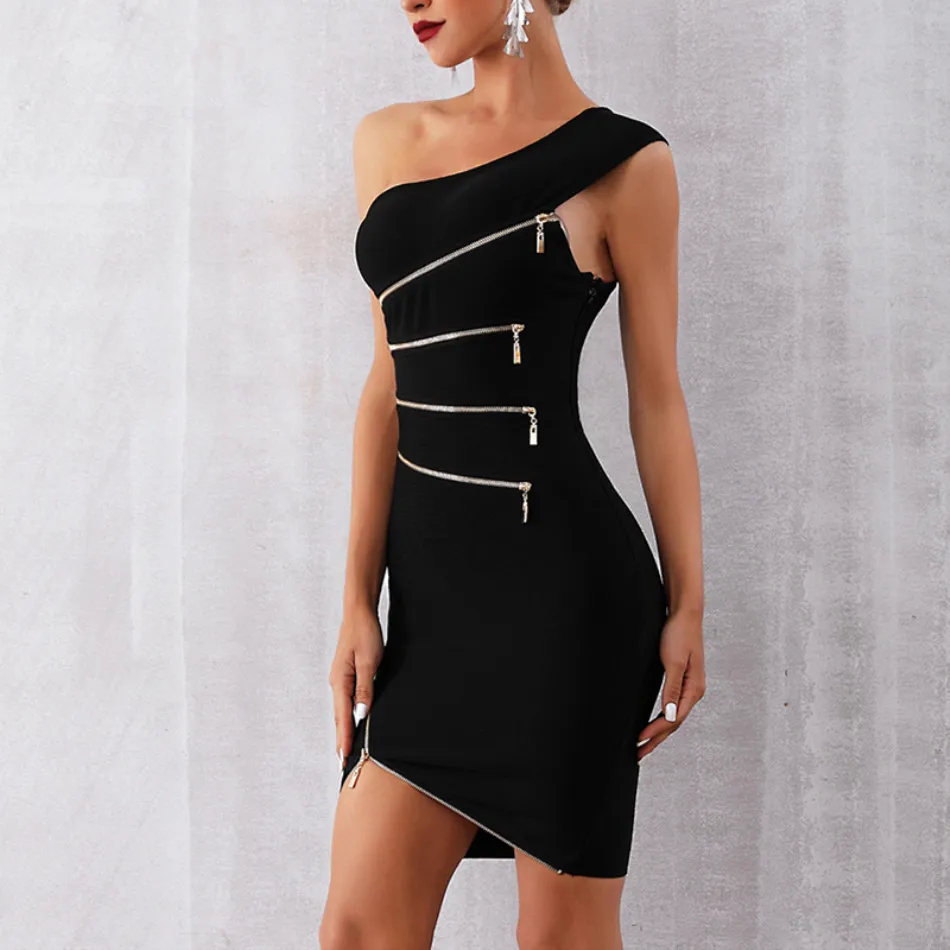 DressBird женские летние облегающие вечерние платья сексуальное черное женское