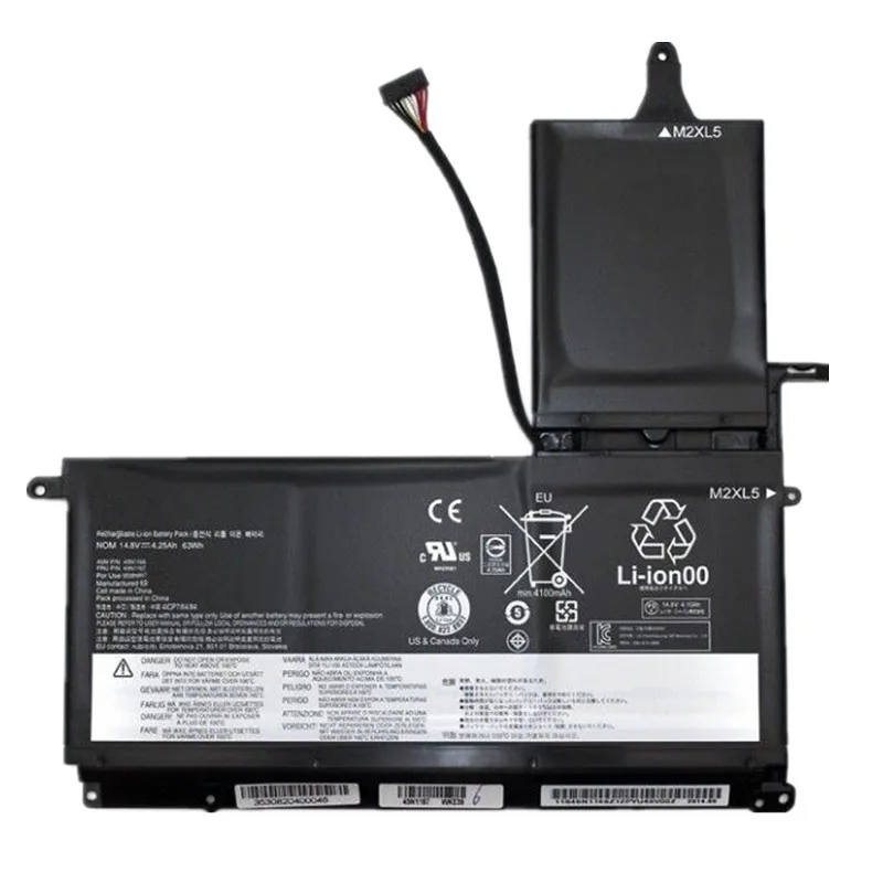 Аккумулятор для ноутбука Lenovo ThinkPad S5 S531 7 дюймов 14 8 в 4 25 Ач 63WH|laptop battery for lenovo|laptop