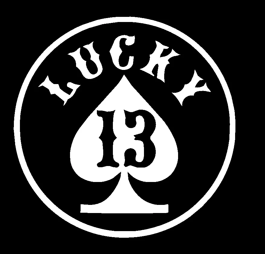 Виниловый стикер на окно LUCKY 13 SPADE CHANCE CAR Аксессуары для мотоцикла JDM | Автомобили и