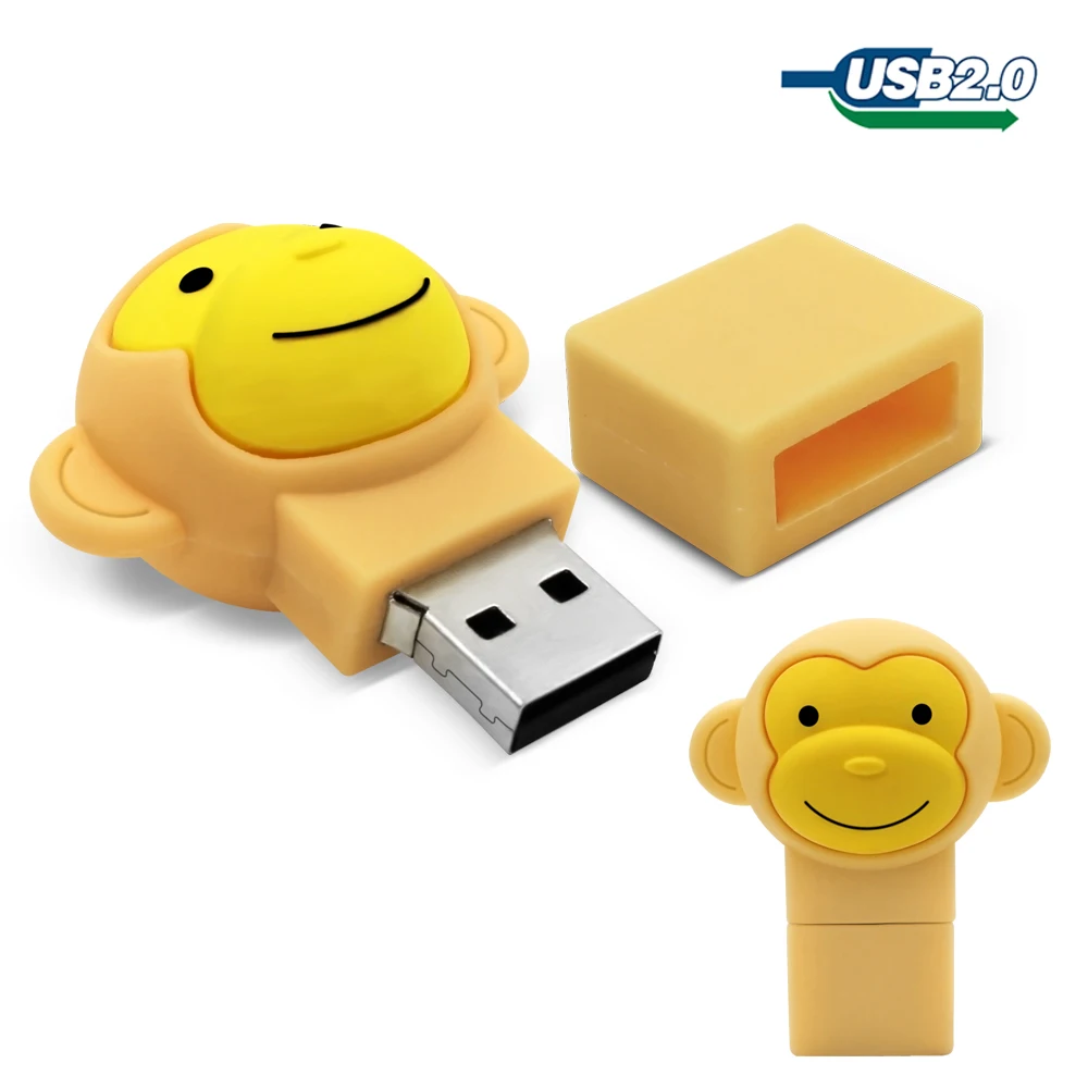 Usb флеш накопитель в виде обезьяны 16 64 Гб|sticks wholesale|gifts batmanstick canvas |
