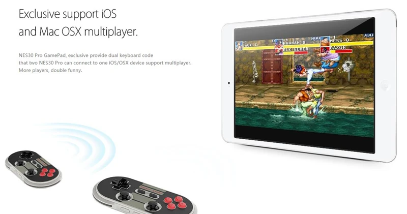 Новейший 8Bitdo NES30 Pro беспроводной Bluetooth геймпад игровой контроллер для iOS Android PC Mac