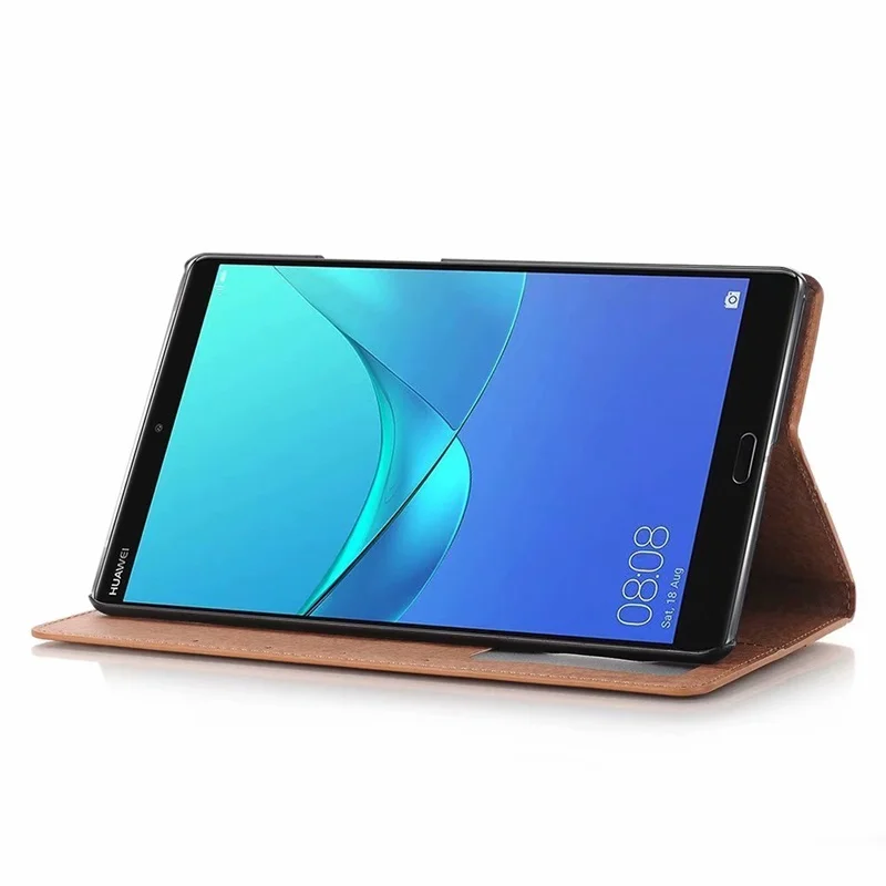 Чехол для huawei Mediapad M5 lite 8," JDN2-W09 JDN2-AL00 чехол Смарт Флип кожаный Ретро Стенд Слот для карт планшет чехол kimTHmall