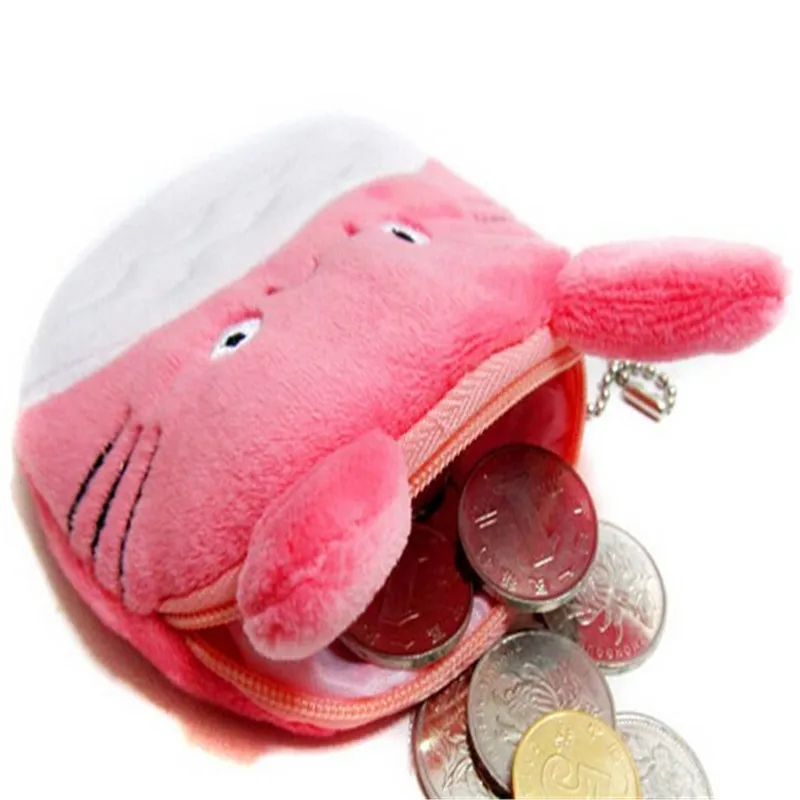 Розничная продажа плюшевый Кошелек с рисунком Тоторо маленький кошелек