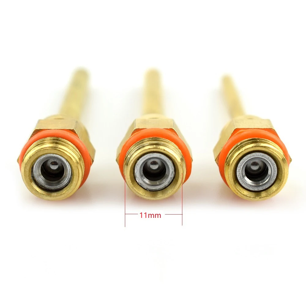 Large Diameter Hot Melt Glue Gun Nozzle 1.5x70mm 2.0x70mm 3.0x70mm 3PCS/lot High Quality Steel Material | Инструменты