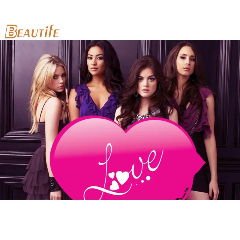 Новое поступление Little Liars и плакат ткань Шелковый украшения дома настенный