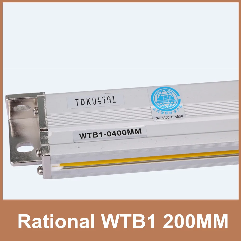 

Бесплатная доставка, рациональный WTB1 1um 200 мм, стеклянные линейные весы, TTL 5 в 0,001 мм, линейный кодировщик для фрезерного токарного станка с ЧП...