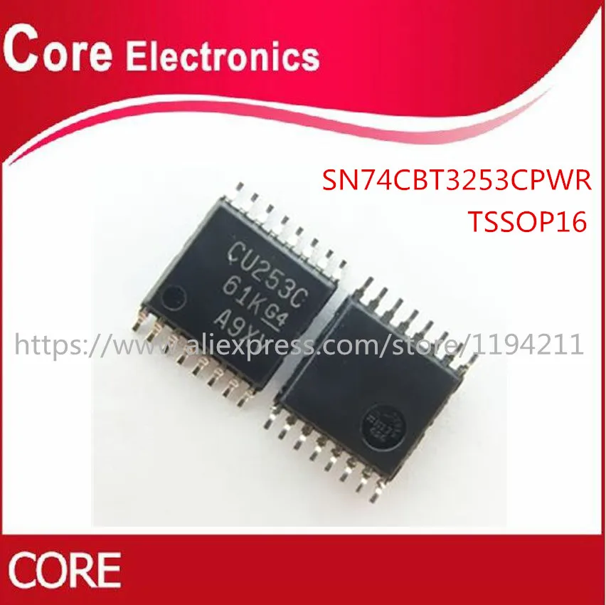 100 шт./лот SN74CBT3253CPWR IC DUAL1:4 полевого транзистора MUX/DEMUX 16tssop 3253 SN74CBT3253 SN74CBT3253C 2020 +