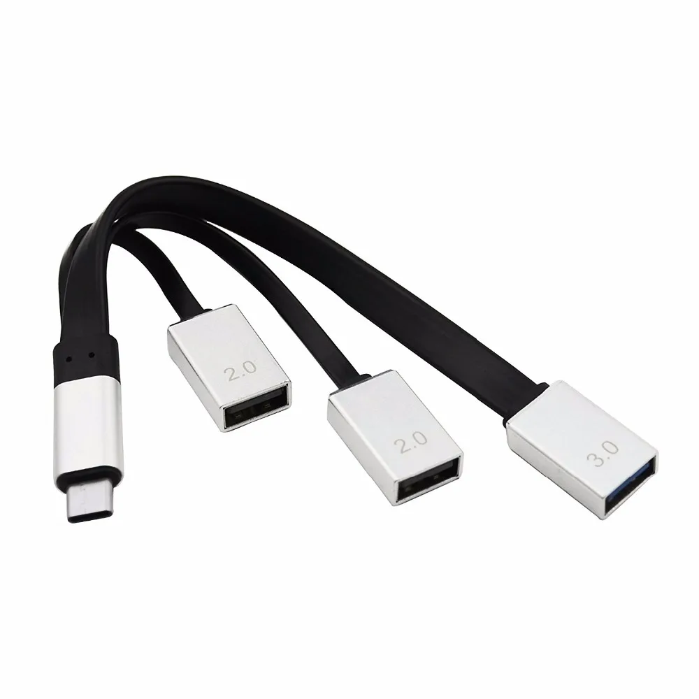 USB C Hub Leadzoe Type к 3 0 адаптер концентратор для MacBook Pro Google Pixel Galaxy S8/S9 более USB-C