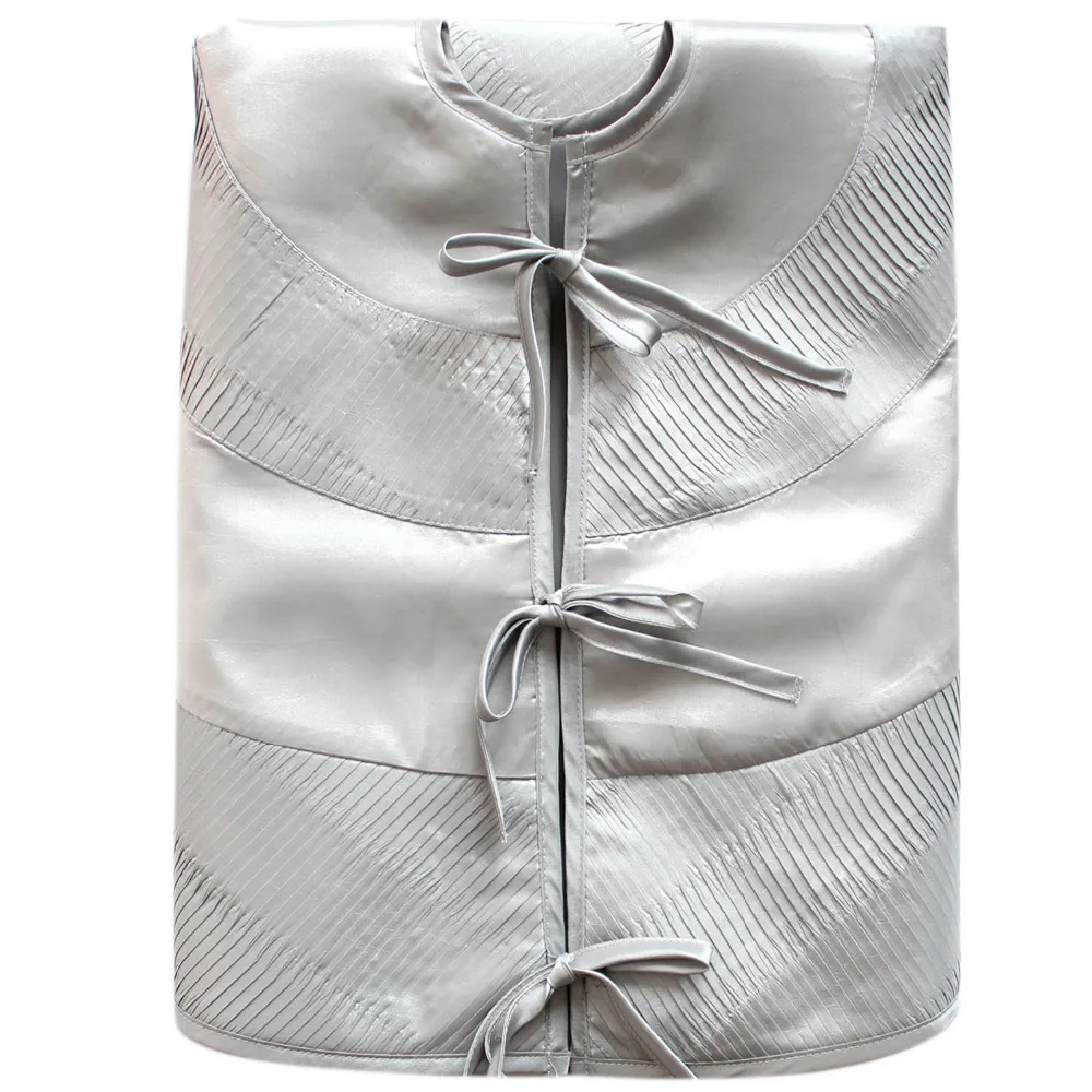 Бесплатная доставка серебристая юбка из искусственного шелка в стиле пэчворк