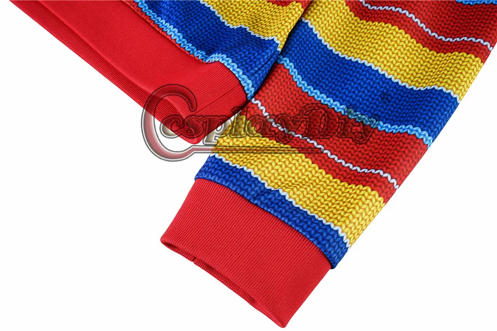 Косплей DIY КИНО детская игра потомство Чаки косплей костюм мужской женский страшные маски для вечеринки в честь празднования Хеллоуина Косплей комбинезон на заказ