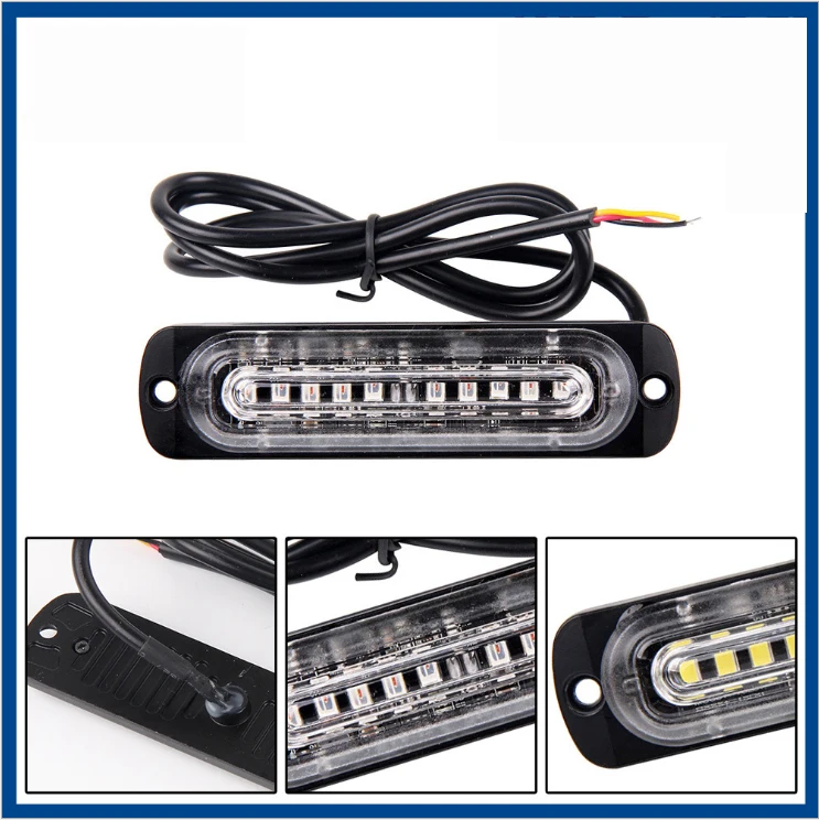 4x Truck Side Marker Light Car LED Front Strobe Red Universal 18w | Автомобили и мотоциклы