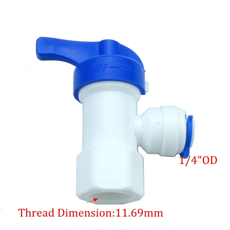 Очиститель воды обратный осмос аквариумная система шаровой клапан POM|ball valve|quick