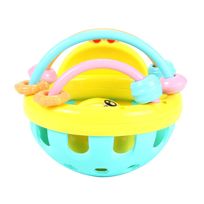 Hot Selling 1 Pcs Children Baby Soft Cartoon Bee Hand Rattle Kids Bell Ball Teether Early Educational Toys | Игрушки и хобби