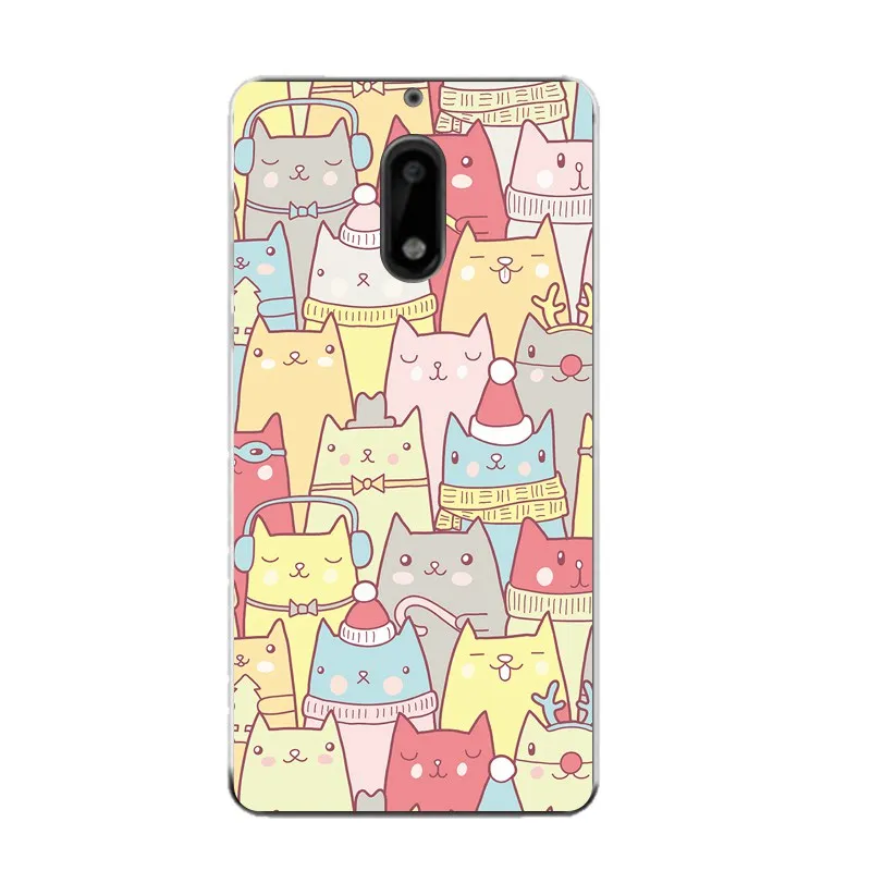 Мягкий прозрачный чехол из ТПУ с рисунком кота для Nokia3 5 6 8 N540 N640 N535 N830 Fundas Dog