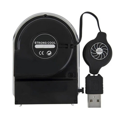 Мини Вакуумный светодиодный USB охладитель воздуха извлечения охлаждающая подставка вентилятор для ноутбука