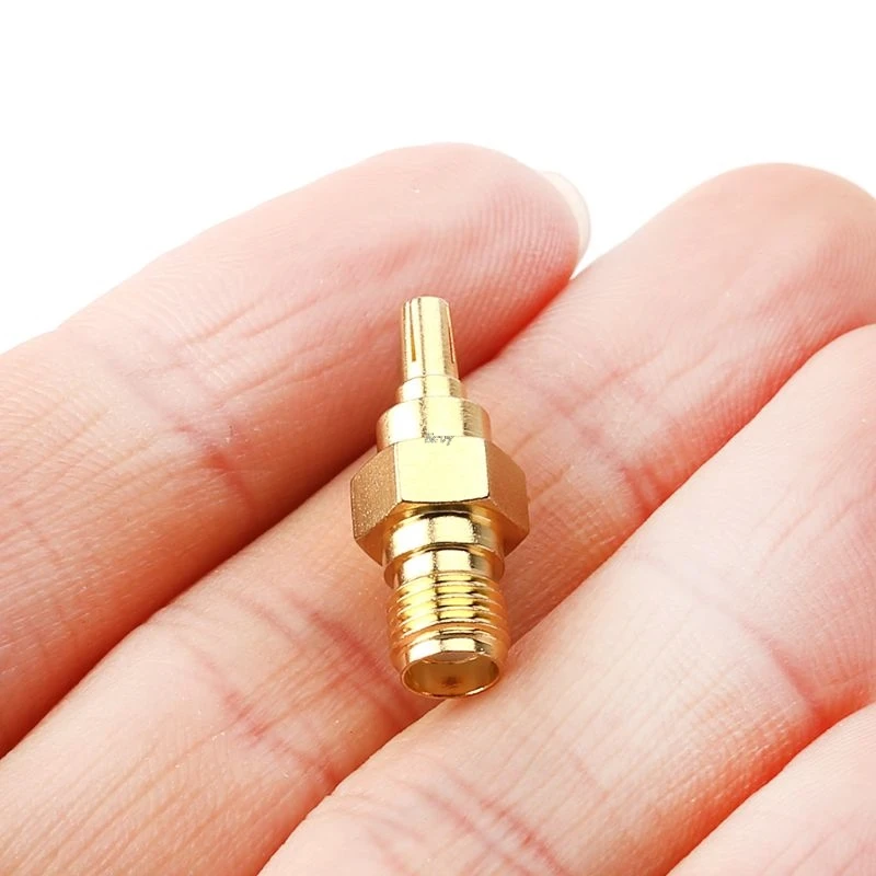 Разъем CRC9 штекер SMA гнездо RF разъем коаксиальный переходник прямой|Соединители| |