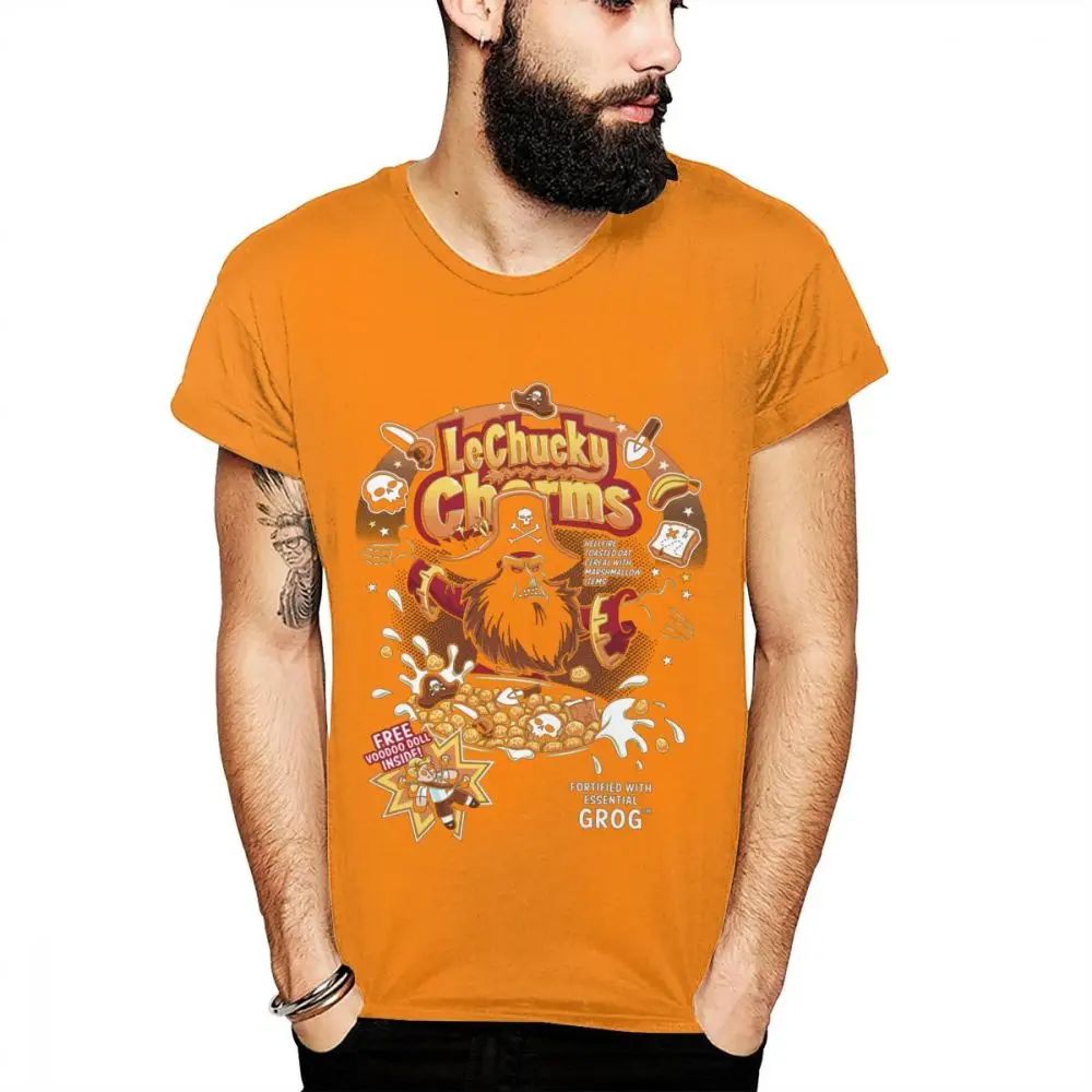 Orange Игра «Остров обезьян» guybritch Threepwood Футболка модная футболка с круглым вырезом Мужская винтажная Классическая S-6XL из хлопка - Color: Orange
