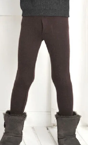 Бесплатная Доставка Детские Кашемировые Шерстяные Брюки для Мальчиков Кальсоны