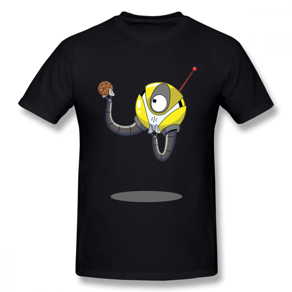 Для отдыха на заказ Кевин КВН печенье Футболка мужская Geek Final Space Graphic футболка S-6XL большой размер Camiseta - Цвет: Черный
