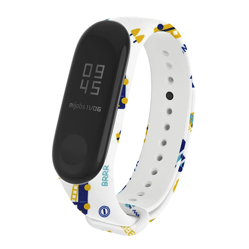 Ремешок Mijobs для Xiaomi Mi Band 3/4 аксессуары смарт браслета Miband ремешок MiBand