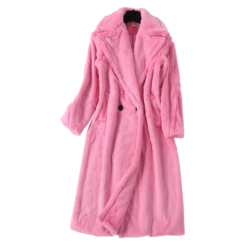 Womens Fashion Wool Blend Warm Winter Coat Streetwear Long Female 2018 Autumn Outerwear Plus Sizes Casual Outwear VN01 | Женская одежда
