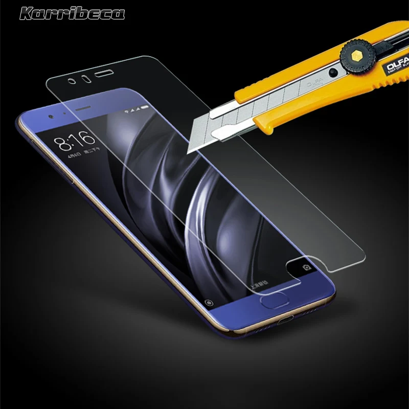 10 шт. 9H нет полный экран защитное стекло для ксаоми ксиоми Ксиомиа xiaomi mi6 защита