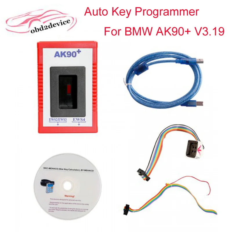 AK90 ForB/MW car Key Programmer V3.19 EWS 1995 to 2009 Ak90+ key program Car Keys + K CAN Cable FT232RL chip forB/MW 1998 | Автомобили и