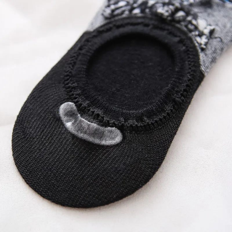 Хлопковые носки унисекс с 3D принтом милые Мультяшные Снупи женские невидимые