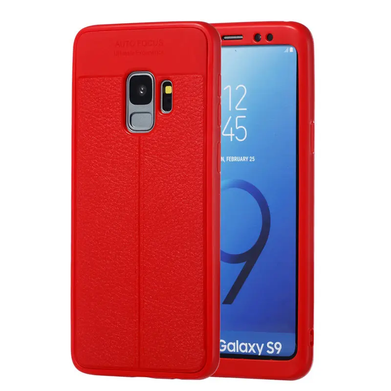 JYERAECOM Роскошные Мягкие TPU 360 Полный Чехол для samsung Galaxy S9 чехол + плюс телефона |