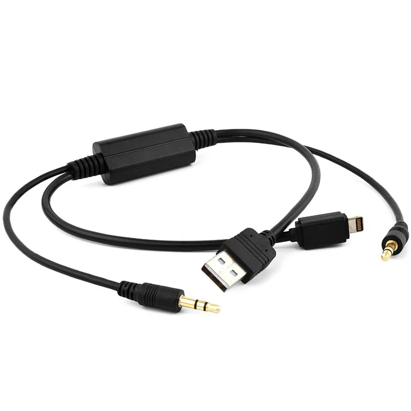 3.5mm AUX input Connector Car Audio Stereo USB Interface Universal Cable Support for iphone5/5S 6/6S Plus 7 BMW | Автомобили и
