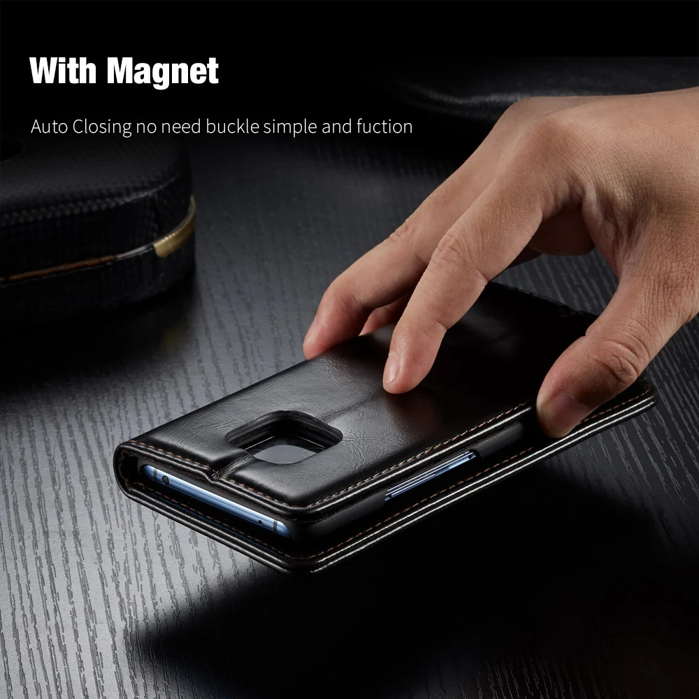 Чехол для Huawei Mate 20 Caseme винтажный Чехол-бумажник из искусственной кожи с