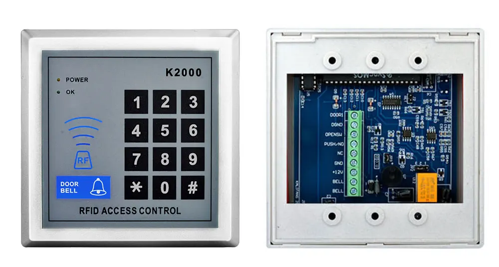 Система контроля допуска к двери комплект RFID автономный контрольный Лер с электрическим болтовым замком магнитный+ 12 В постоянного тока источник питания 125 кГц считыватель