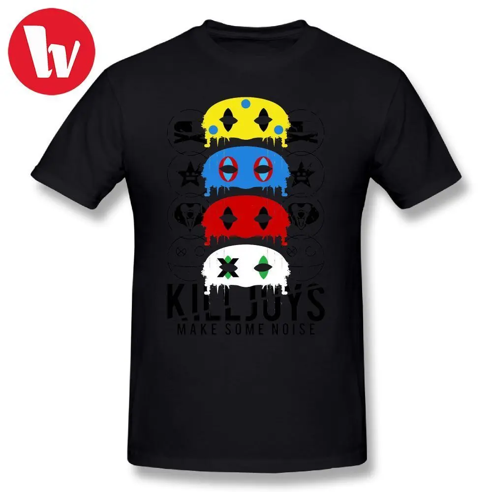 

My Chemical Romance T-Shirt Men Cartoon Print Killjoys, Make Some Noise! T Shirt Mcr Basic Tee Shirt Short-Sleeve Funny T-Shirts