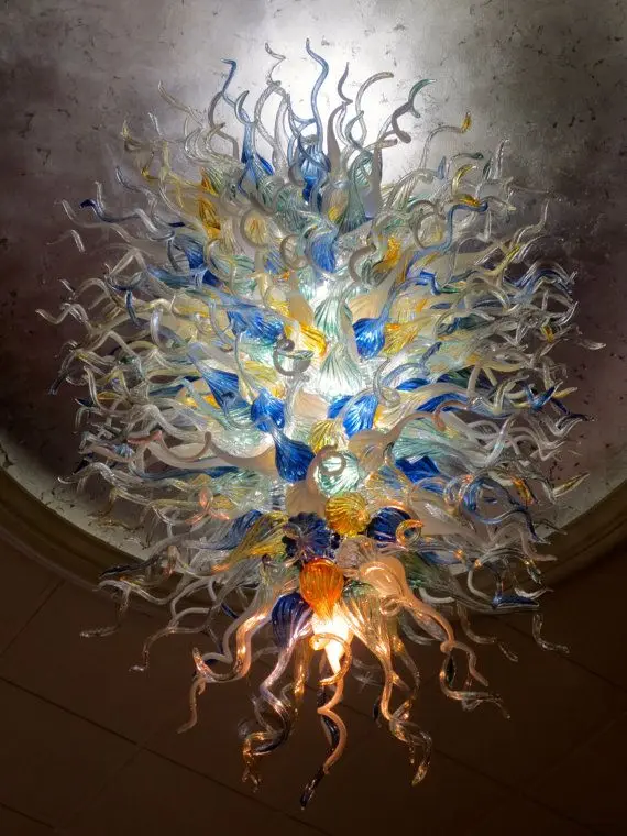 Разноцветные люстры из муранского стекла Chihuly Art Lighting для украшения вечеринок
