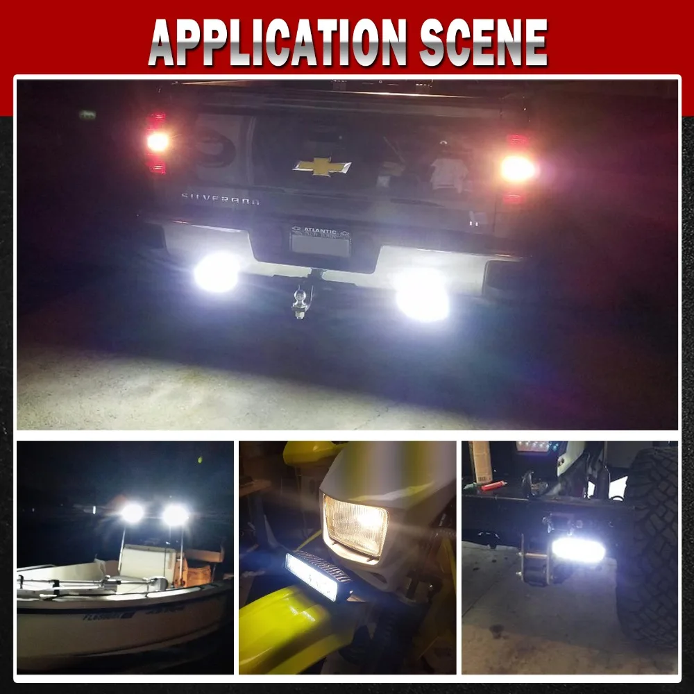 CO LIGHT 6 inch LED Work Light 12V 40W Combo Car Led Bar Offroad Motorcycle Fog light for Tractor Boats ATV UTV SUV Trucks | Автомобили и