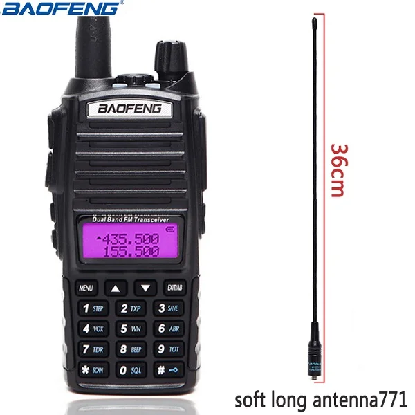 add 771 antenna Baofeng UV-82 портативное радио UV82 5 Вт рация VHF/UHF двухдиапазонный Pofung UV 82 CB любительский двухсторонний радиоприемопередатчик - Цвет: add 771 antenna