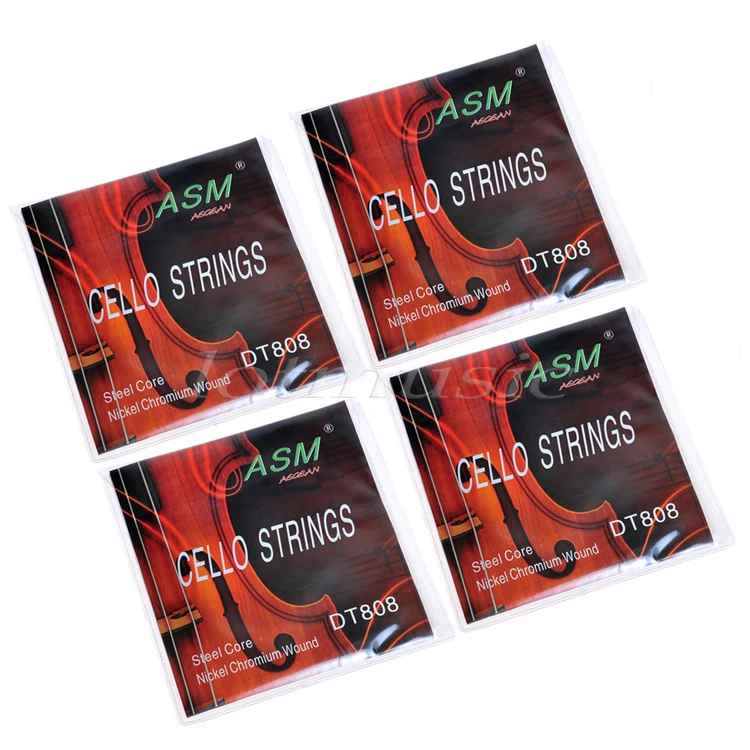 4 комплекта ASM стальной сердечник виолончели высокого качества набор DT808|cello