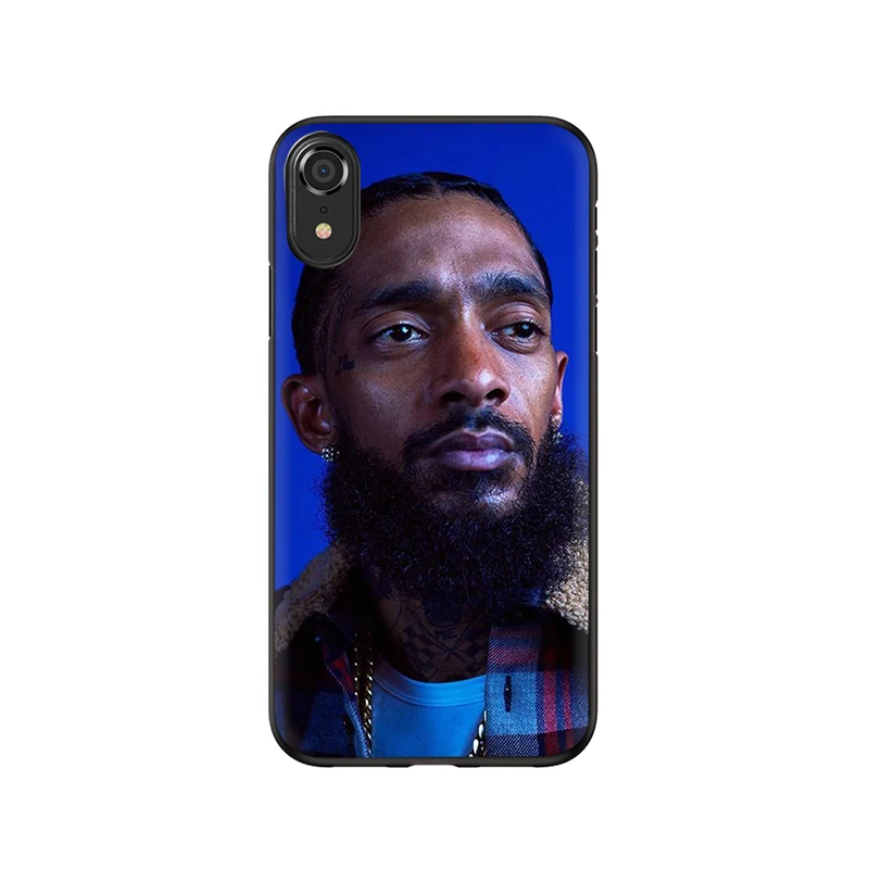 Мягкий чехол для телефона Rapper Nipsey Hussle для iPhone 5 5S 6 6S Plus 7 8 Plus X XR XS 11 Pro Max - Цвет: B4