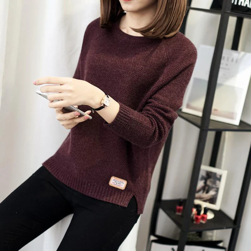 Thick Warm Winter Sweater Women 2018 Knitted Pullover Female Jumper Tricot Women's Tops Pull Femme | Женская одежда