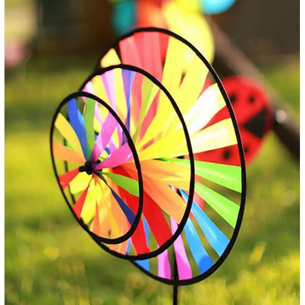 4 шт./компл. 3D ветряная мельница сделай сам Pinwheel Wind Chime воздушный шар детский