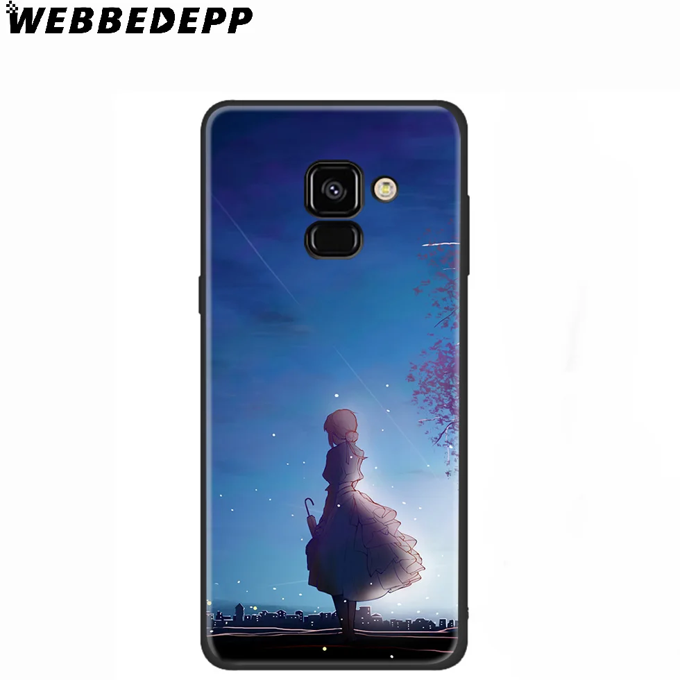 WEBBEDEPP Violet Evergarden Anime силиконовый чехол для Samsung Galaxy A3 A5 A6 A7 A8 A9 A10 A20 A30 A40 A50 A70 M10 M20 M30 |