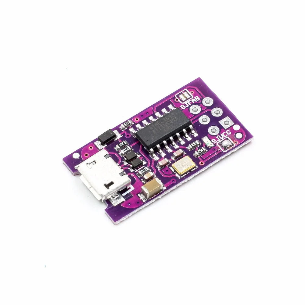 Микро usb 5 в миниатюрный AVR ISP ATtiny44 ATTiny45 ATTiny85 USBTinyISP программатор модуль для Arduino IDE